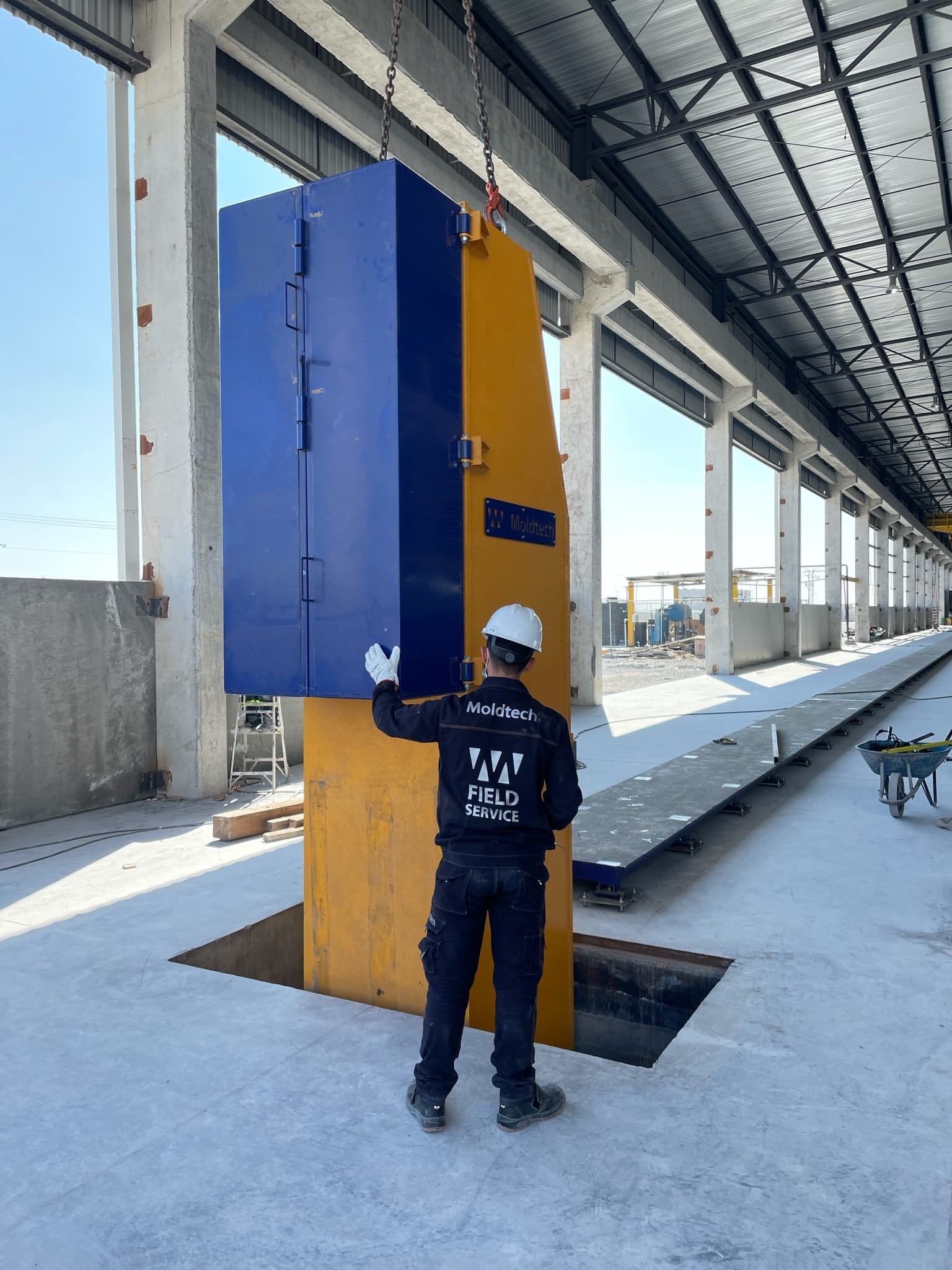 Molde para vigas de hormigón